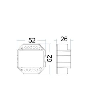 PASTILLA TRIAC  S1-B PULSADOR + RF